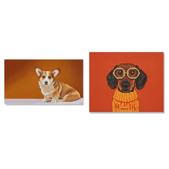 Dog Paintings Diamond Art Kit by Make Market&#xAE;